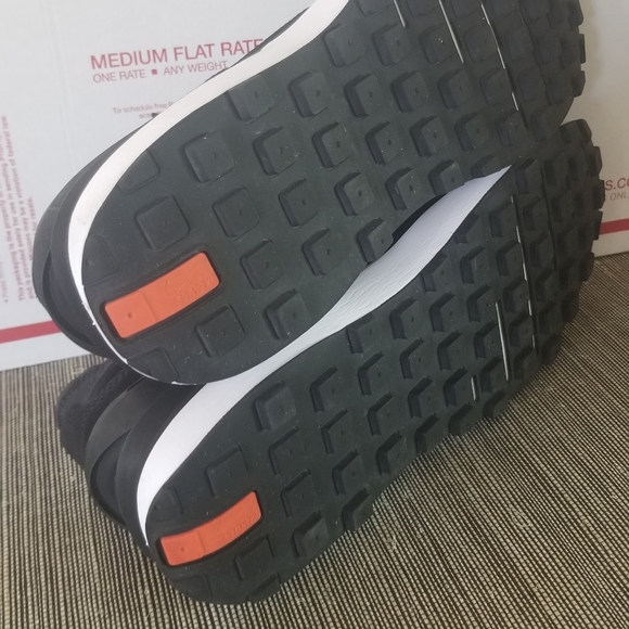 Nike Waffle One Black White Orange Size 12 Men's DA7995-001 - Picture 4 of 10